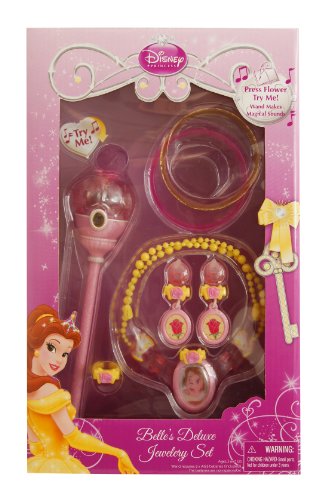 Disney Princess Royal Belle Deluxe Jewelry Set