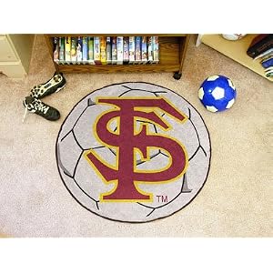Fanmats Florida State Seminoles Soccer Ball-Shaped Mats
