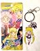Sailor Moon Pretty Soldier and Cat metal keychain