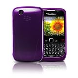 Iskin Vb85xx-pe Translucent Purple Case Protect Cover F/ Blackberry 8520