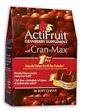 Enzymatic Therapy - ActiFruit with CranMax - 20 Cranberry Supplement Soft Chews