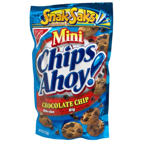 Chips Ahoy! Cookies Mini Snak-Saks, 8-Ounce Units (Pack of 12) by Chips Ahoy!