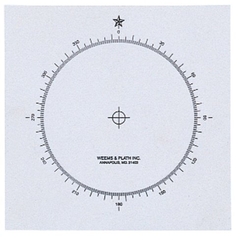 SportingGoods: Weems & Plath Marine Navigation Vecta Rose Pressure Sensitive Compass Rose  6 Pack 
