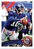 2011 Topps #20 Eli Manning - New York Giants (Football Cards)