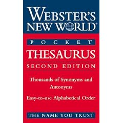 Webster's New World Pocket Thesaurus