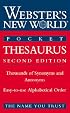 Webster's New World Pocket Thesaurus
