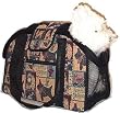 Designer Dog Carrier - Open Top Tapestry Pet Carrier