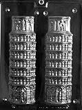 3D LEANING TOWER OF PISA 2 mold set Miscellaneous Candy Mold Chocolate