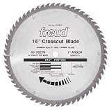 Freud LU72M016 16-Inch 60 Tooth ATB General Purpose Saw Blade with 1-Inch Arbor