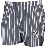 NCAA Chicago White Sox Black MLB Line Up Boxer Shorts (Small)