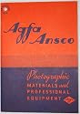 Agfa Ansco Materials for Professional Potographic Use. Cameras, Paper, Films, Chemicals. (Catalog, Catalogue 53 P)