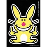 Happy Bunny - Finger Decal - Sticker