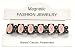 Magnetic Hematite ~ Pink Ribbon ~ Reversible Therapy Bracelet ~ Breast Cancer Awareness