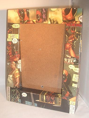 Deadpool Comic Book Upcycled Picture Frame