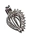 Old School Geekery Gem Shell Style Bead Cage Brand Jewelry Making Supplies - Hollow Silver Plated Bead Cage Pendant