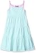 Nautica Girls' Geo Print Tiered Dress with Contrast Binding