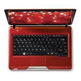 Toshiba Satellite T135-S1310RD TruBrite 13.3-Inch Ultrathin Black/Red Laptop - 9 Hours 22 Minutes of Battery Life (Windows 7 Home Premium)