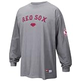 Nike Boston Red Sox Ash Practice Long Sleeve T-shirt