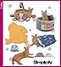 Simplicity 5233 Crafts Sewing Patern Fancy Comfy Cat Beds Toys, One Size