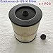 Craftsman 17816 9-17816 Vacuum Cartridge Filter fits for Current Craftsman Vacuums 5 Gallons and Above-Pack of 1 PCS-NEW!