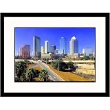 Great American Picture IS852934 Skyline Tampa, Florida Framed Photograph - John Coletti