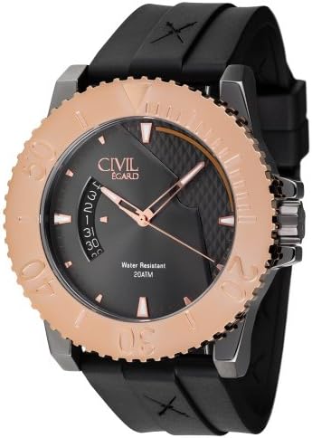 Egard Watches Men's Civil Maris Gun Rose