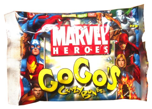 Go Go's Crazy Bones MARVEL Single Packet