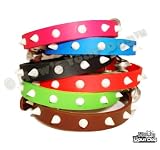 Glow-in-the-Dark Spikes Snag-proof Safety Collar for Dogs and Cats - Lime Green/8-11