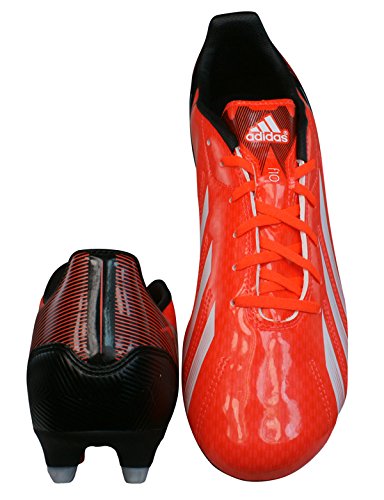 ADIDAS F10 TRX SG Men's Soccer Boots, Red/Black/White, US9.5