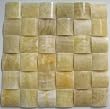 Pillow 3 - Dimensional Honey Onyx Polished 2x2 Meshed on 12x12 Tiles