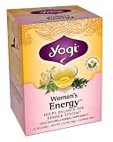 Yogi Woman's Energy, Herbal Tea Supplement, 16-Count Tea Bags (Pack of 6)