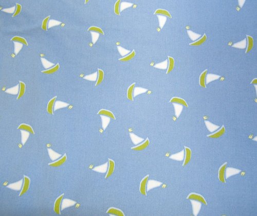 Trend Lab Nantucket Blue Sailboat Crib Sheet