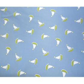 Trend Lab Nantucket Blue Sailboat Crib Sheet