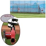 Heater Trend Sports Heater Jr. Pitching Machine and Xtender 24 Batting Cage