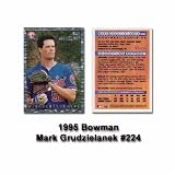 1995 Bowman Mark Grudzielanek Rookie Card