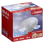 Electronics : Imation - DVD+R (4x) 4.7GB - 10-pack Retail showbox - MTV