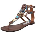 Steve Madden Women's Sanzo Jeweled T-Strap