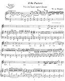 Mozart: Il Re Pastore - Voi che fausti ognor donate - Alexander, tenor: Instantly download and print sheet music