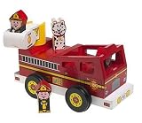 Wooden Pop and Go Fire Truck