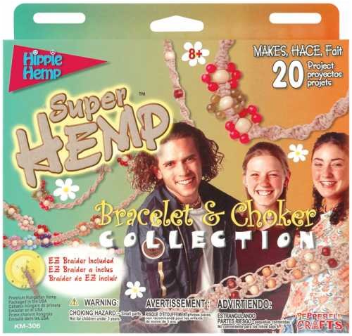 Childrens Toyshop  Toys : - Super Hemp Bracelet & Choker Kit-
