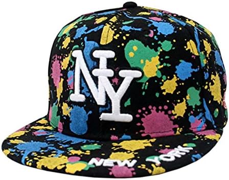 Jiaka NY Baseball Cap Hip-Hop Colorful Graffiti