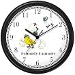 Humpty Dumpty (Chick & Egg) No.1 - from Mother Goose by Artist: Sylvia Long Wall Clock by WatchBuddy Timepieces (Black Frame)