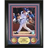 Geovany Soto Autographed Photo Mint w/ 2 24KT Gold Coins