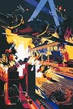 Art Poster, Germany Flies Again! Bombing Raid - 18.75 x 27.5