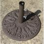 40 lb European Patio Umbrella Stand Base: Black