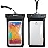 DandyCase Waterproof Case for Samsung Galaxy S5, Samsung Note 3 / 2, Samsung Galaxy MEGA, HTC One M8 (2014), HTC One Max, LG G2, Nokia Lumia 1520, Motorola Droid Ultra - Also fits other Large Smartphones up to 6.3" screen size - IPX8 Certified to 100 Feet [Retail Packaging by DandyCase] (Black)