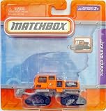 2010 Matchbox 4 Real Working Parts Die Cast TUCKER SNO-CAT (ORANGE plow)