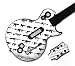 Music Skins MS-RS20026 Guitar Hero Les Paul- Xbox 360 & PS3- Rogue Status- Guns White Skin