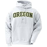 Nike Oregon Ducks White Classic Hoody Sweatshirt