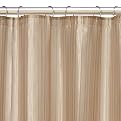 Shimmer Stripe Gold Shower Curtain